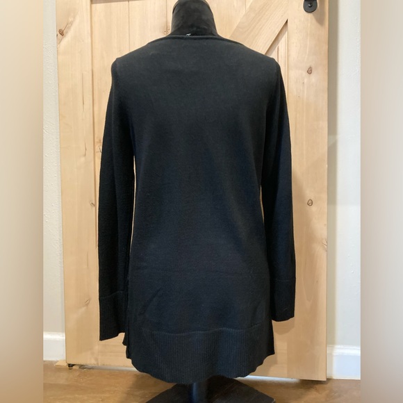 Thalia Sodi Black Sweater with Gold Tone Chain Accent Madrid Small - Picture 5 of 16